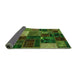 Sideview of Oriental Green Modern Rug, abs5646grn