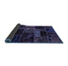 Sideview of Oriental Blue Modern Rug, abs5647blu