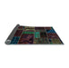 Sideview of Oriental Light Blue Modern Rug, abs5647lblu