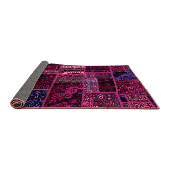 Sideview of Oriental Pink Modern Rug, abs5647pnk