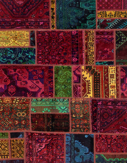 Abstract Wine Red Oriental Rug, abs5647