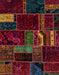 Abstract Wine Red Oriental Rug, abs5647