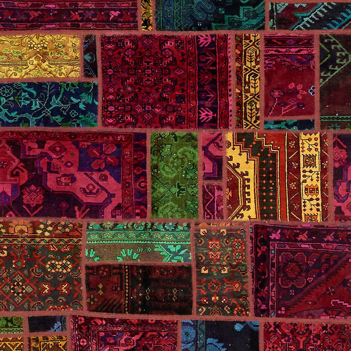 Abstract Wine Red Oriental Rug, abs5647