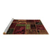 Sideview of Machine Washable Oriental Brown Modern Rug, wshabs5647brn