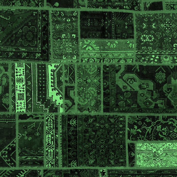 Oriental Emerald Green Modern Rug, abs5647emgrn