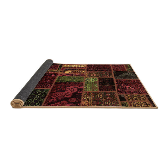 Sideview of Oriental Brown Modern Rug, abs5647brn