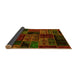 Sideview of Oriental Yellow Modern Rug, abs5648yw