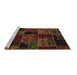 Sideview of Machine Washable Oriental Brown Modern Rug, wshabs5648brn