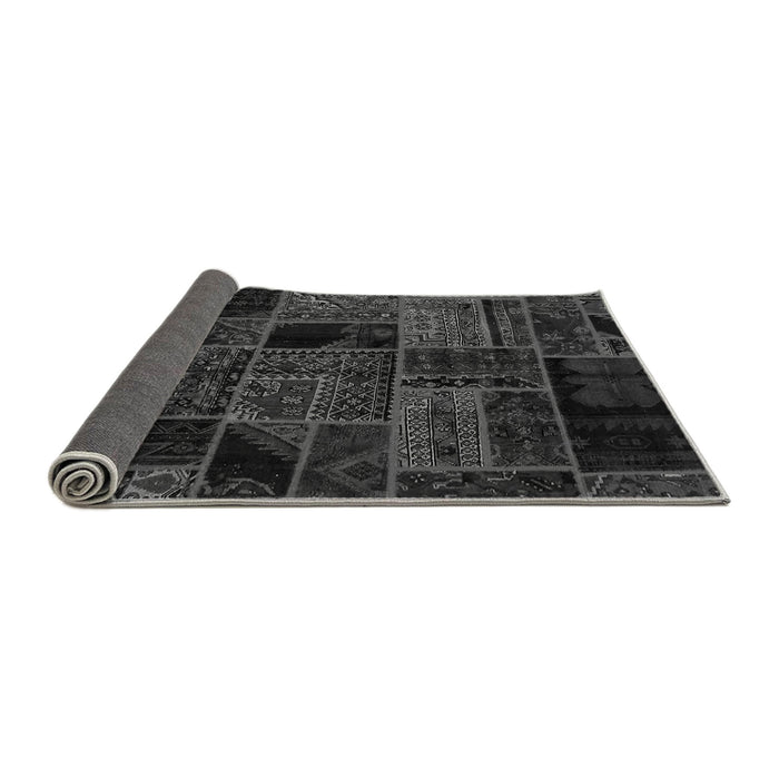 Sideview of Oriental Gray Modern Rug, abs5648gry