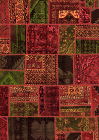 Oriental Orange Modern Rug, abs5648org