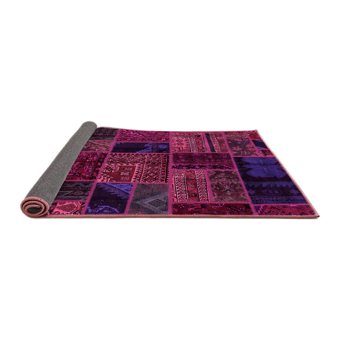 Sideview of Oriental Pink Modern Rug, abs5648pnk