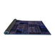 Sideview of Oriental Blue Modern Rug, abs5648blu