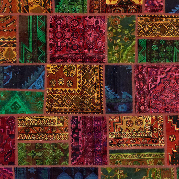 Machine Washable Abstract Red Brown Rug, wshabs5648