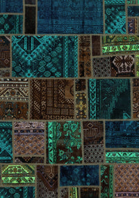 Oriental Turquoise Modern Rug, abs5649turq