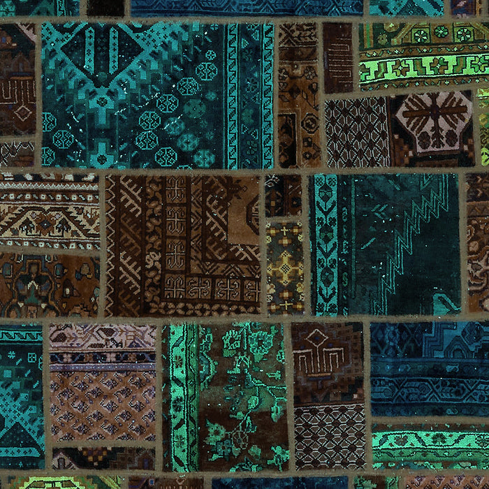 Oriental Turquoise Modern Rug, abs5649turq