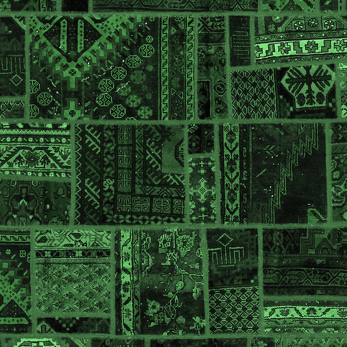 Oriental Emerald Green Modern Rug, abs5649emgrn