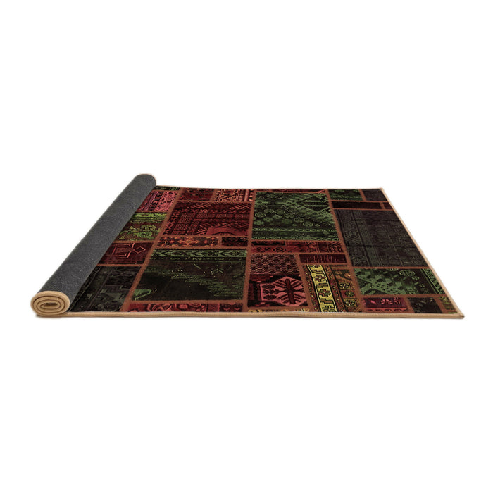 Sideview of Oriental Brown Modern Rug, abs5649brn