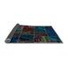 Sideview of Oriental Light Blue Modern Rug, abs5649lblu