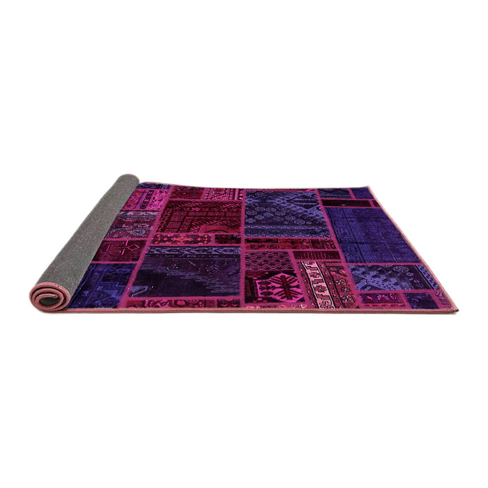 Sideview of Oriental Pink Modern Rug, abs5649pnk