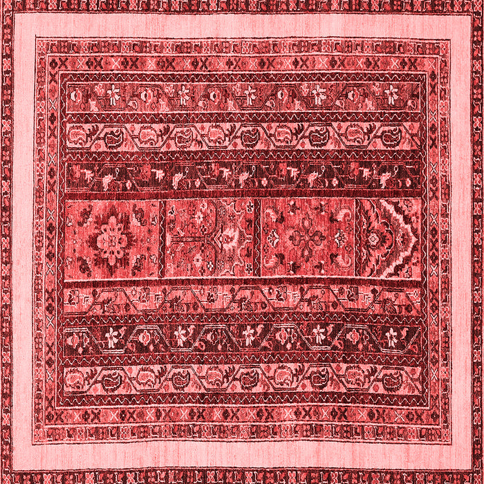 Abstract Red Modern Rug, abs564red