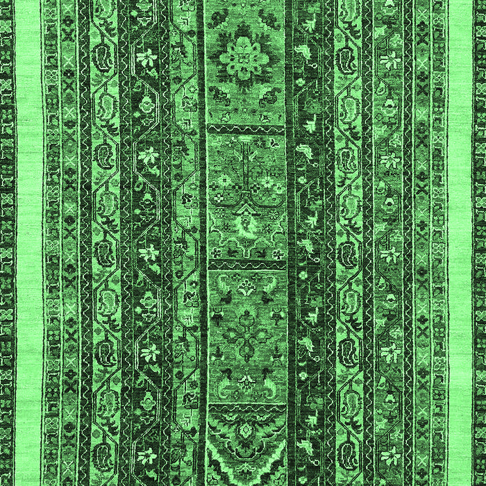 Machine Washable Abstract Emerald Green Modern Area Rugs, wshabs564emgrn