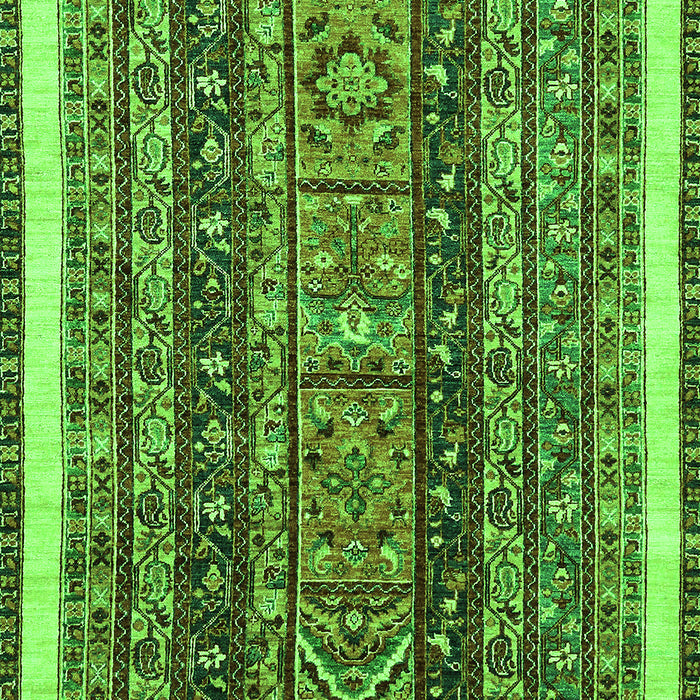 Machine Washable Abstract Green Modern Area Rugs, wshabs564grn