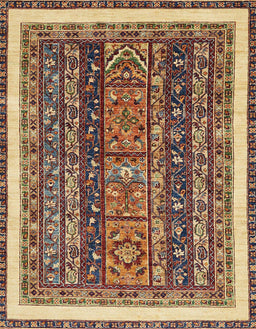 Abstract Red Brown Modern Rug, abs564