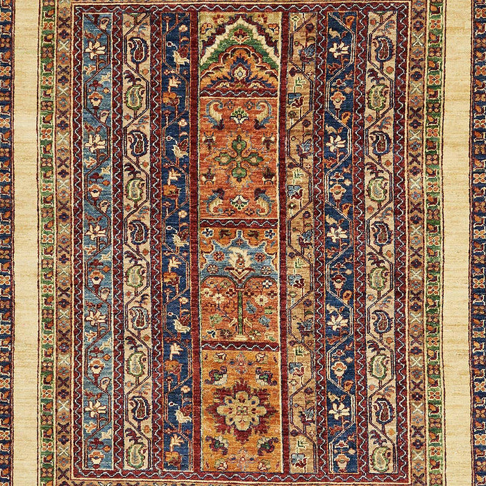 Abstract Red Brown Modern Rug, abs564