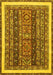 Abstract Yellow Modern Rug, abs564yw