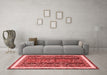 Modern Red Washable Rugs