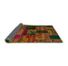 Sideview of Abstract Red Oriental Rug, abs5650