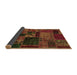 Sideview of Oriental Brown Modern Rug, abs5650brn