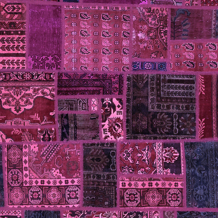 Machine Washable Oriental Purple Modern Area Rugs, wshabs5650pur
