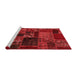 Modern Red Washable Rugs