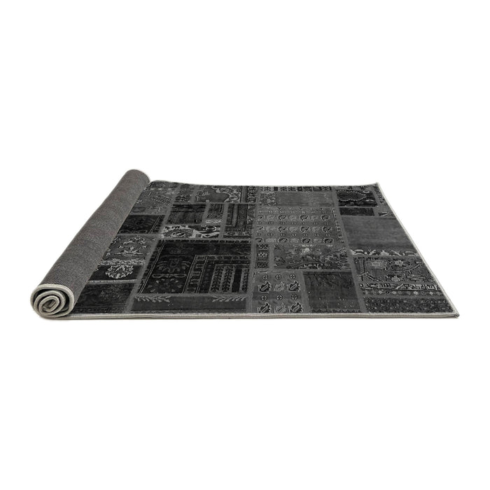 Sideview of Oriental Gray Modern Rug, abs5650gry