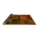 Sideview of Oriental Yellow Modern Rug, abs5650yw