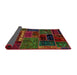 Sideview of Abstract Burgundy Red Oriental Rug, abs5651