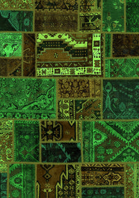 Oriental Green Modern Rug, abs5651grn