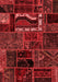 Oriental Red Modern Area Rugs