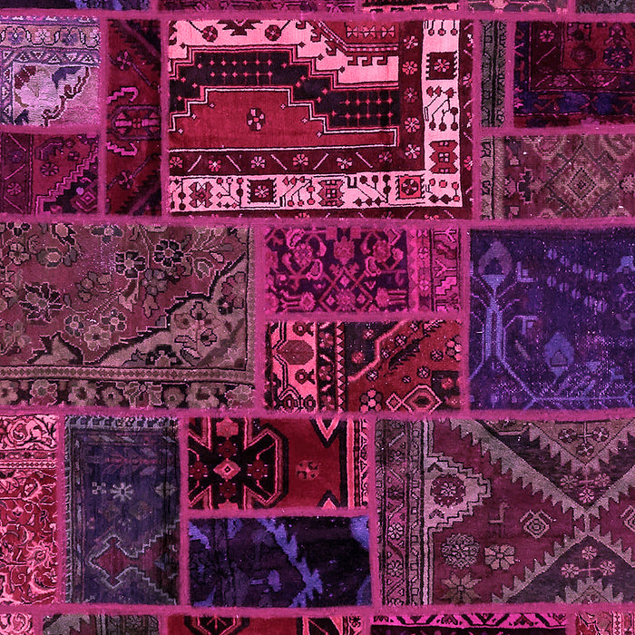 Machine Washable Oriental Pink Modern Rug, wshabs5651pnk