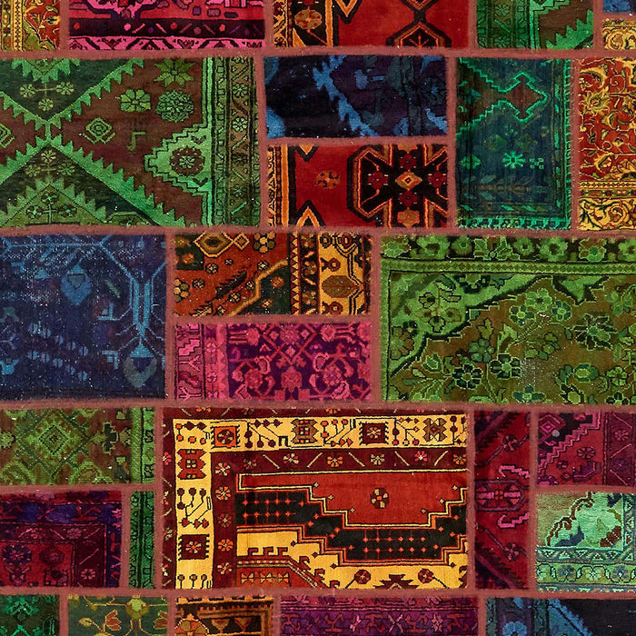 Machine Washable Abstract Burgundy Red Rug, wshabs5651