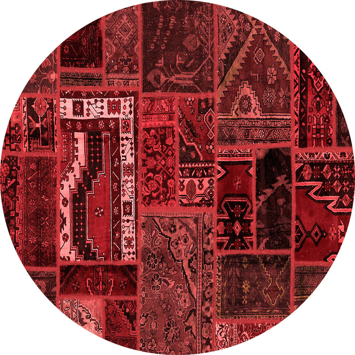 Machine Washable Oriental Red Modern Rug, wshabs5651red