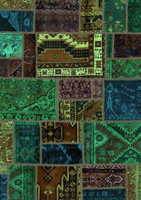 Oriental Turquoise Modern Rug, abs5651turq