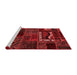 Modern Red Washable Rugs