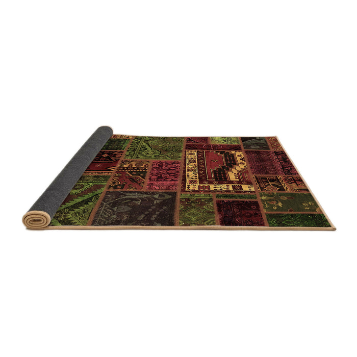 Sideview of Oriental Brown Modern Rug, abs5651brn