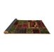 Sideview of Oriental Brown Modern Rug, abs5651brn