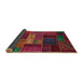 Sideview of Abstract Chestnut Brown Oriental Rug, abs5652