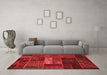 Modern Red Washable Rugs