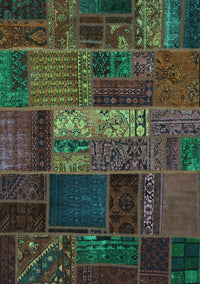 Oriental Turquoise Modern Rug, abs5652turq