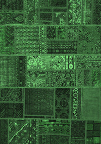 Oriental Emerald Green Modern Rug, abs5652emgrn